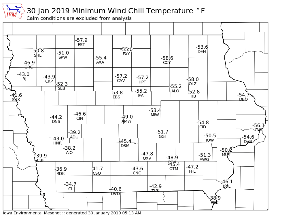 Wind Chill Chart Tomorrow