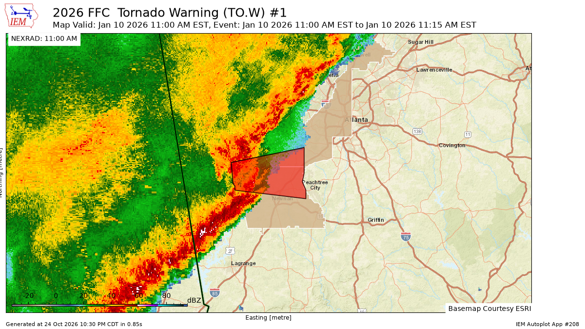 Kffc 2 KFFC Tornado Warning #1